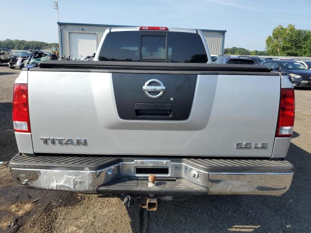 1N6AA06B14N529103 - 2004 NISSAN TITAN XE SILVER photo 6