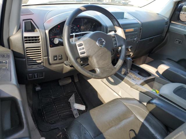 1N6AA06B14N529103 - 2004 NISSAN TITAN XE SILVER photo 8