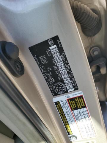 4T1BE46K19U796608 - 2009 TOYOTA CAMRY BASE BEIGE photo 12