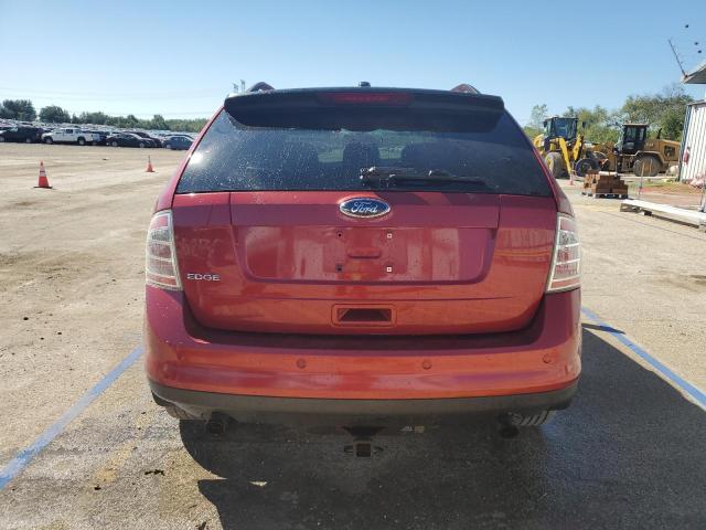 2FMDK36C58BA62823 - 2008 FORD EDGE SE RED photo 6