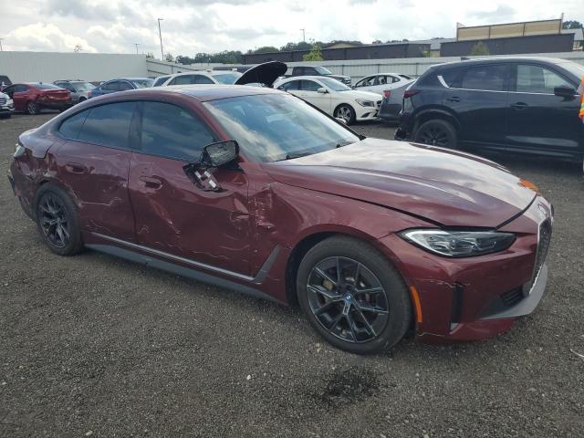 WBY73AW09PFP11995 - 2023 BMW I4 EDRIVE 40 BURGUNDY photo 4