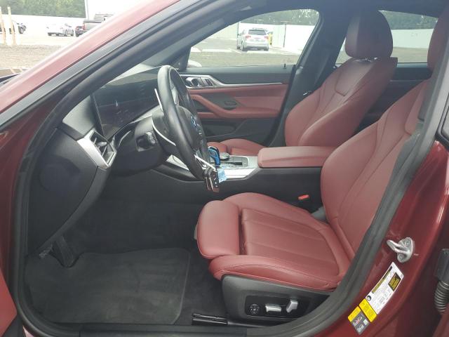 WBY73AW09PFP11995 - 2023 BMW I4 EDRIVE 40 BURGUNDY photo 7