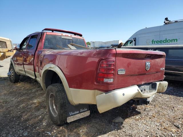 3C63DRKL7CG313616 - 2012 DODGE RAM 3500 LONGHORN BURGUNDY photo 2