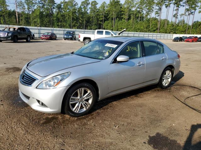 JN1CV6AR3CM977289 - 2012 INFINITI G37 SILVER photo 1