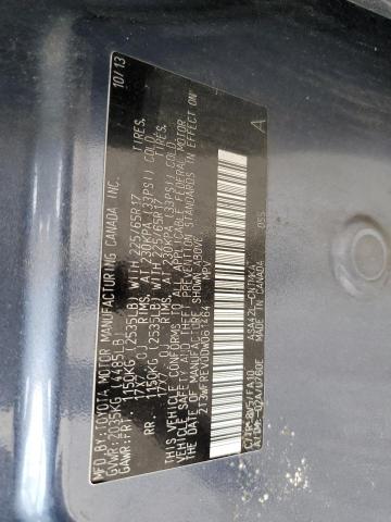 2T3WFREV0DW061464 - 2013 TOYOTA RAV4 XLE BLUE photo 14