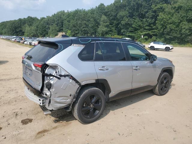 4T3E6RFV7MU046499 - 2021 TOYOTA RAV4 XSE SILVER photo 3