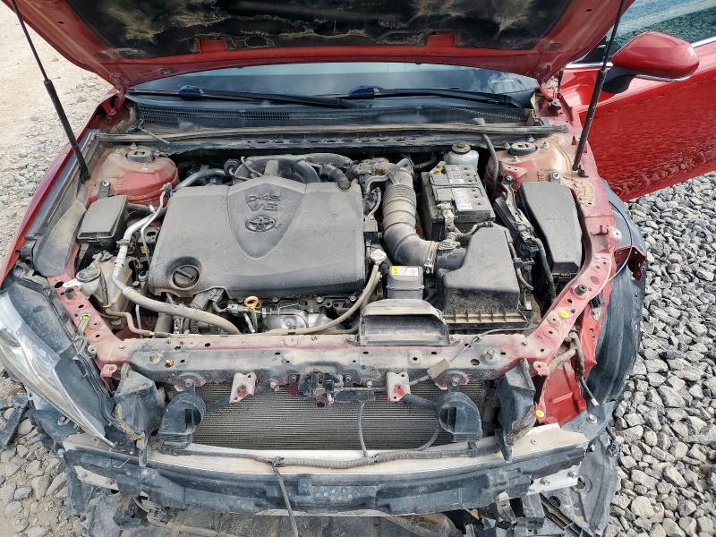 4T1BZ1HK9KU023326 - 2019 TOYOTA CAMRY XSE Կարմիր լուսանկար 11