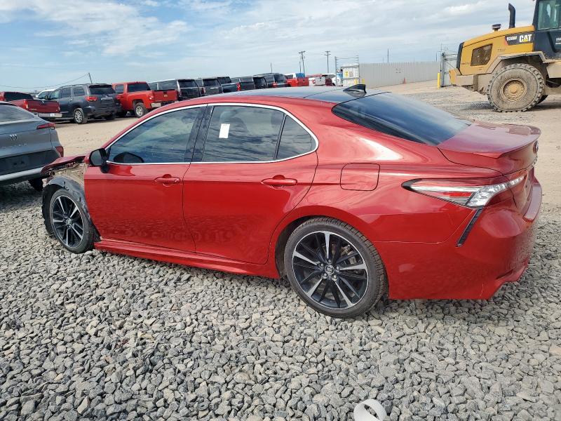 4T1BZ1HK9KU023326 - 2019 TOYOTA CAMRY XSE Կարմիր լուսանկար 2