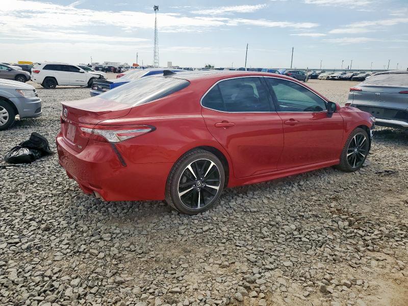 4T1BZ1HK9KU023326 - 2019 TOYOTA CAMRY XSE Կարմիր լուսանկար 3