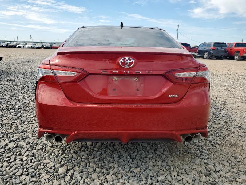 4T1BZ1HK9KU023326 - 2019 TOYOTA CAMRY XSE Կարմիր լուսանկար 6