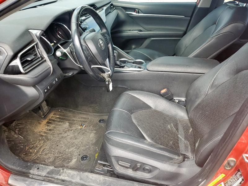 4T1BZ1HK9KU023326 - 2019 TOYOTA CAMRY XSE Կարմիր լուսանկար 7