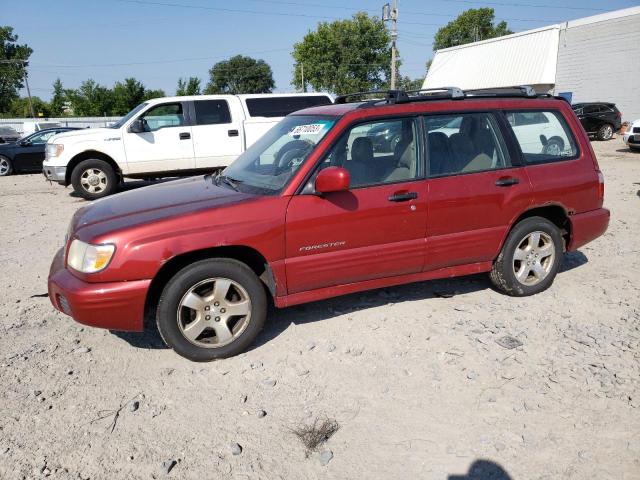 JF1SF65632H717722 - 2002 SUBARU FORESTER S RED photo 1