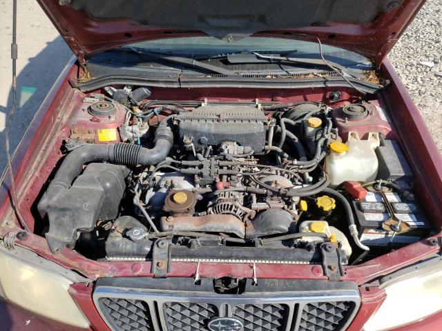 JF1SF65632H717722 - 2002 SUBARU FORESTER S RED photo 11