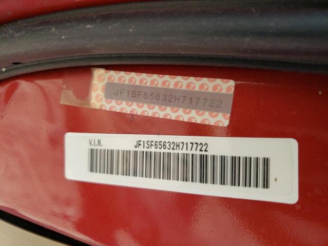 JF1SF65632H717722 - 2002 SUBARU FORESTER S RED photo 12