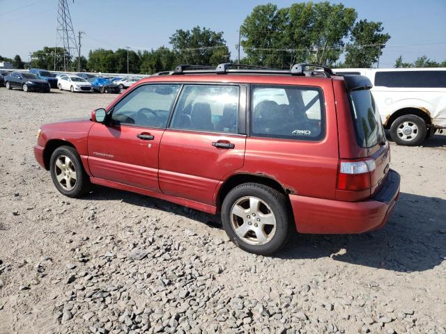 JF1SF65632H717722 - 2002 SUBARU FORESTER S RED photo 2
