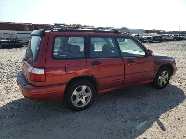 JF1SF65632H717722 - 2002 SUBARU FORESTER S RED photo 3