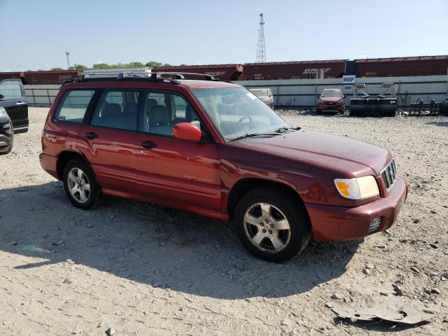 JF1SF65632H717722 - 2002 SUBARU FORESTER S RED photo 4