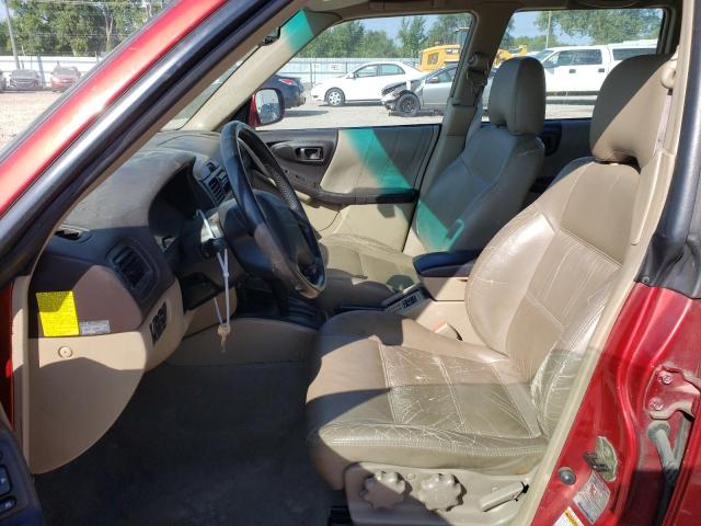 JF1SF65632H717722 - 2002 SUBARU FORESTER S RED photo 7