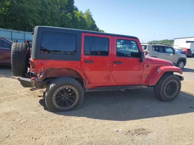 1C4BJWDG4FL592851 - 2015 JEEP WRANGLER U SPORT Կարմիր լուսանկար 3