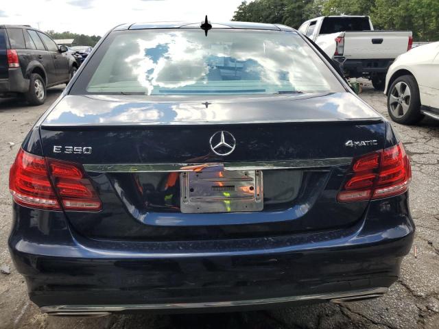 WDDHF8JB7FB139674 - 2015 MERCEDES-BENZ E 350 4MATIC BLUE photo 6