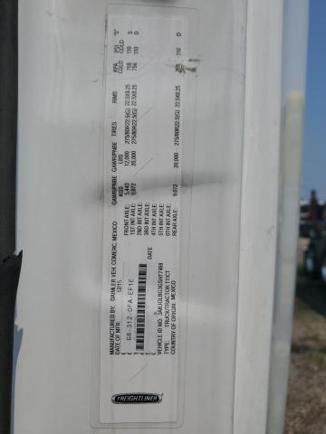 3AKJGLBG3GSHT7469 - 2016 FREIGHTLINER CASCADIA 1 თეთრი ფოტო 8