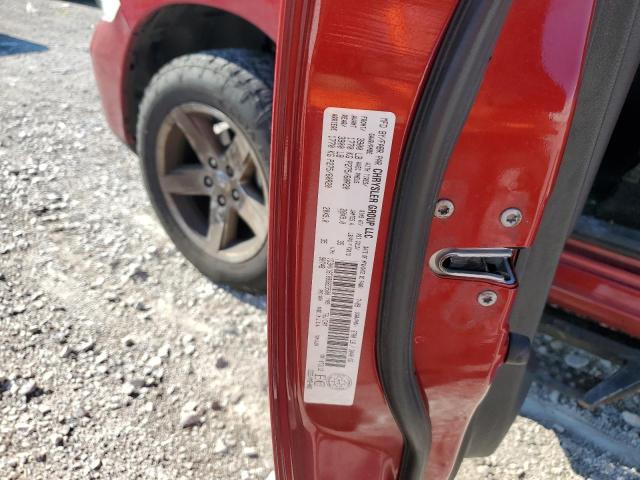 1D3HV18T09S823500 - 2009 DODGE RAM 1500 RED photo 12