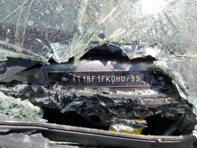 4T1BF1FK0HU799123 - 2017 TOYOTA CAMRY LE GRAY photo 13