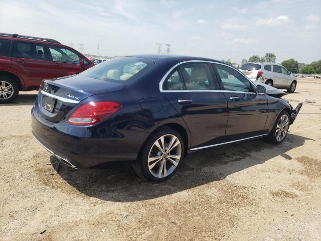 WDDWF4KB1JR343739 - 2018 MERCEDES-BENZ C 300 4MATIC BLUE photo 3