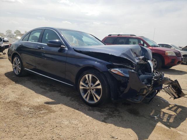 WDDWF4KB1JR343739 - 2018 MERCEDES-BENZ C 300 4MATIC BLUE photo 4