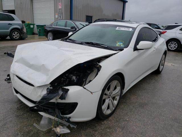 KMHHT6KDXAU027709 - 2010 HYUNDAI GENESIS CO 2.0T WHITE photo 2