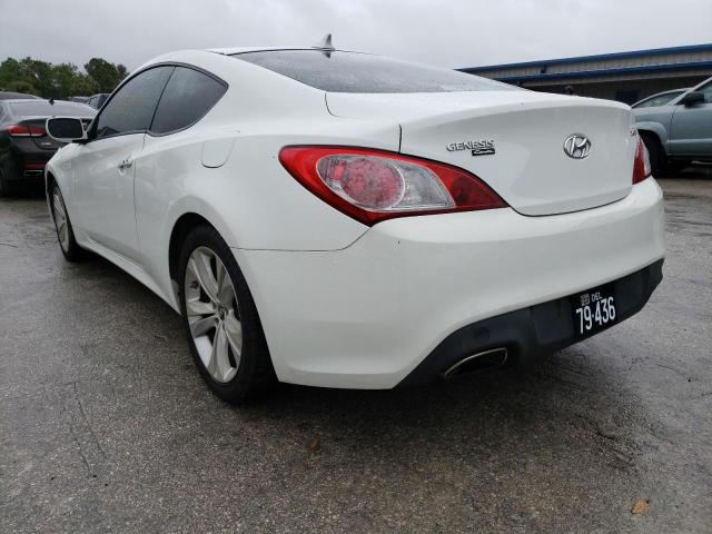 KMHHT6KDXAU027709 - 2010 HYUNDAI GENESIS CO 2.0T WHITE photo 3