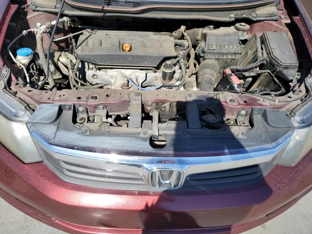 JHMFB2F82CS004023 - 2012 HONDA CIVIC EX BURGUNDY photo 11