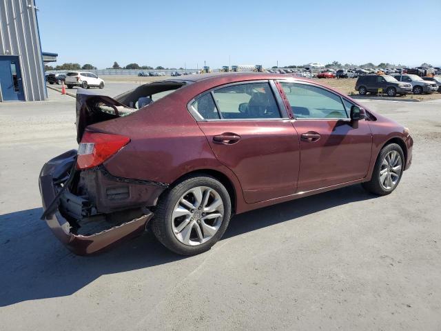 JHMFB2F82CS004023 - 2012 HONDA CIVIC EX BURGUNDY photo 3