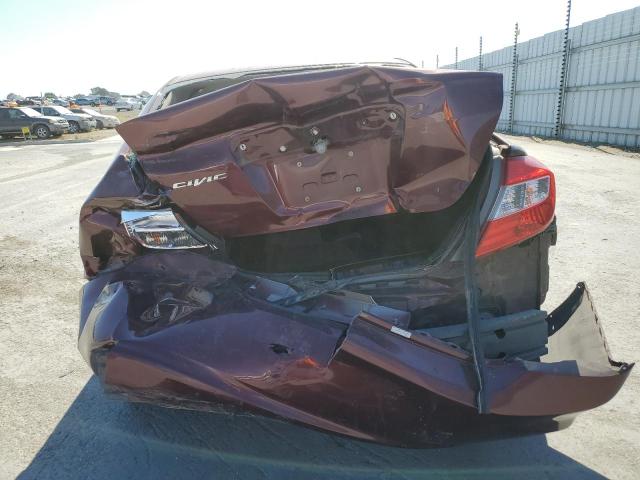 JHMFB2F82CS004023 - 2012 HONDA CIVIC EX BURGUNDY photo 6