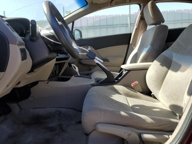 JHMFB2F82CS004023 - 2012 HONDA CIVIC EX BURGUNDY photo 7