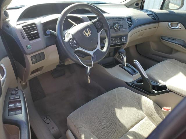 JHMFB2F82CS004023 - 2012 HONDA CIVIC EX BURGUNDY photo 8