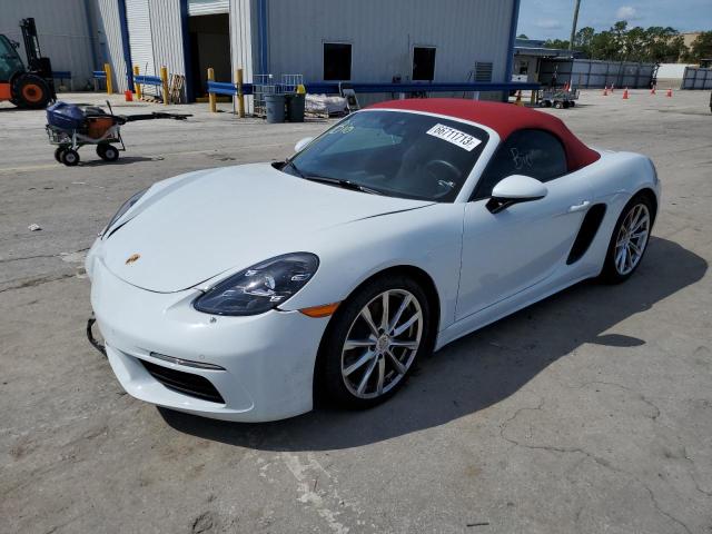 WP0CA2A83MS210600 - 2021 PORSCHE BOXSTER BASE WHITE photo 2