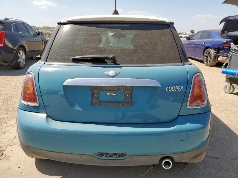 WMWMF3C51ATZ62345 - 2010 MINI COOPER ტურკოუსი ფოტო 6