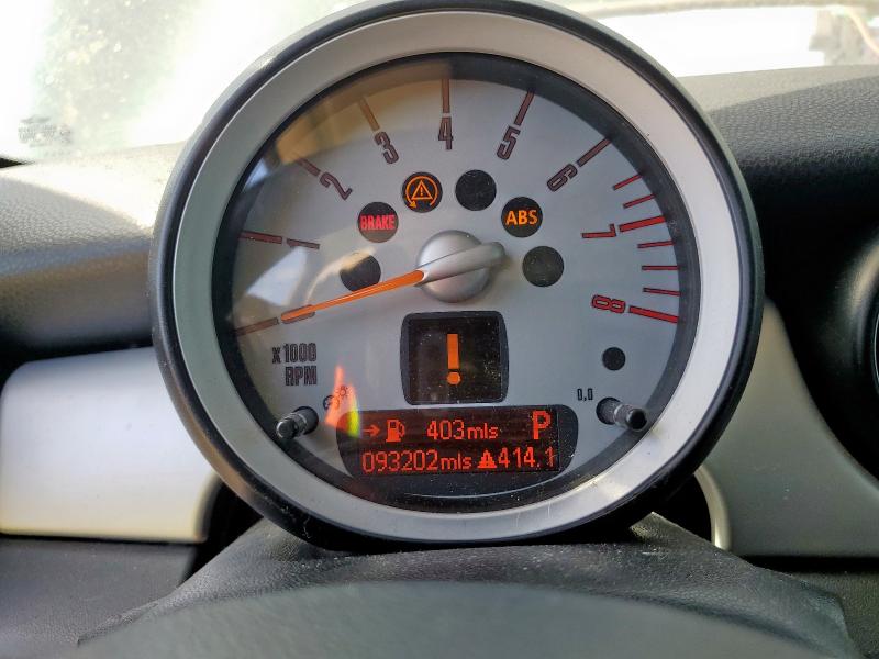 WMWMF3C51ATZ62345 - 2010 MINI COOPER ტურკოუსი ფოტო 9