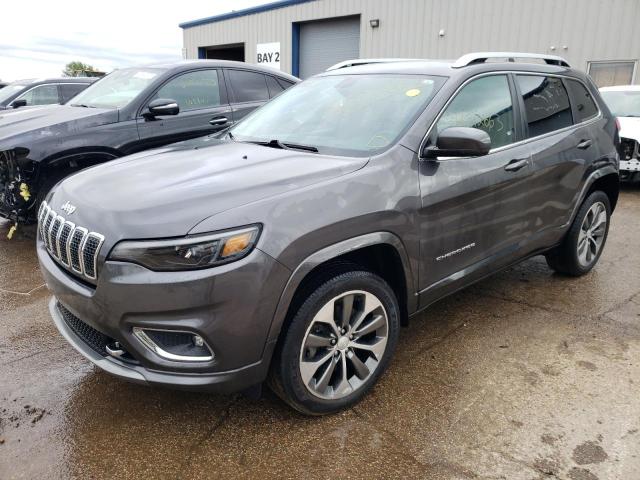 1C4PJMJX6KD211262 - 2019 JEEP CHEROKEE OVERLAND GRAY photo 1