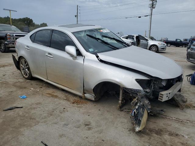 JTHBE262485018626 - 2008 LEXUS IS 350 SILVER photo 4