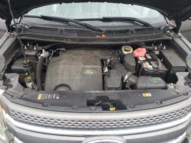 1FM5K8F86DGC50301 - 2013 FORD EXPLORER LIMITED Szary zdjęcie 12