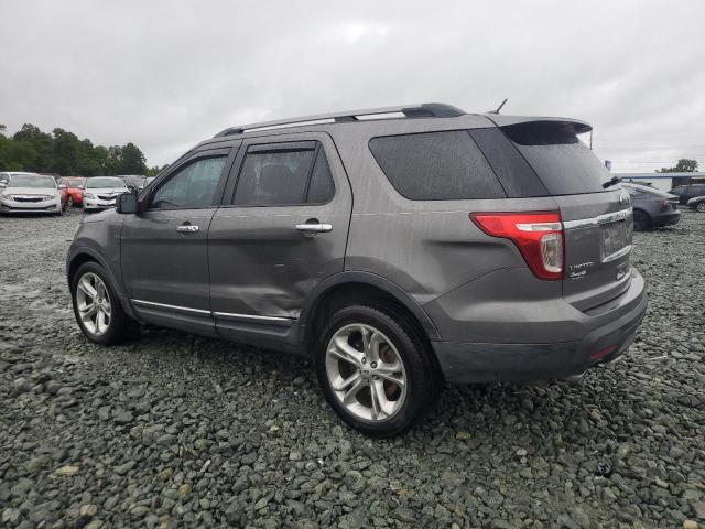 1FM5K8F86DGC50301 - 2013 FORD EXPLORER LIMITED Szary zdjęcie 2