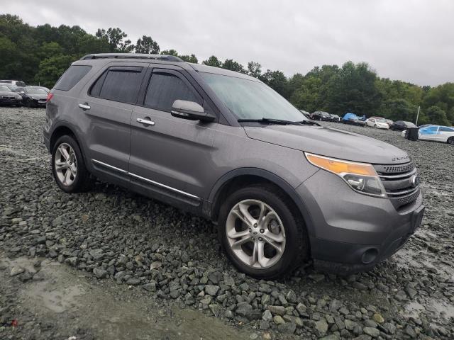 1FM5K8F86DGC50301 - 2013 FORD EXPLORER LIMITED Szary zdjęcie 4