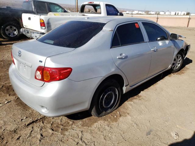 JTDBL40E49J042584 - 2009 TOYOTA COROLLA BASE SILVER photo 3