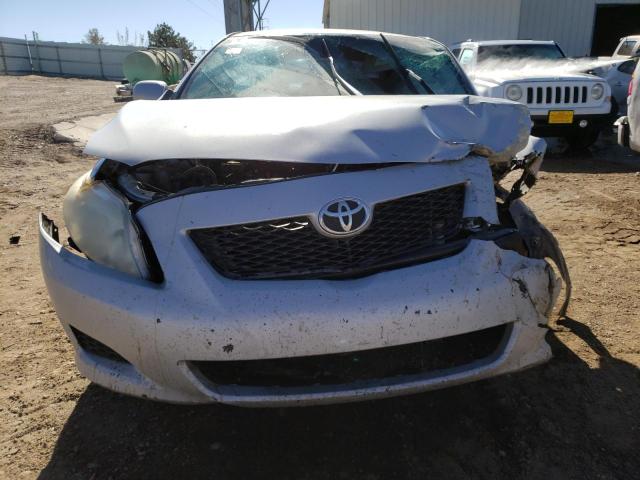 JTDBL40E49J042584 - 2009 TOYOTA COROLLA BASE SILVER photo 5