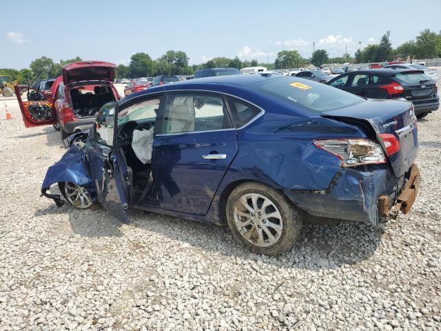 3N1AB7AP7JY228946 - 2018 NISSAN SENTRA S BLUE photo 2