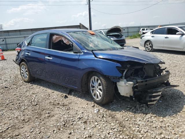 3N1AB7AP7JY228946 - 2018 NISSAN SENTRA S BLUE photo 4