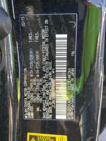 JTJBK1BAXF2478886 - 2015 LEXUS RX 350 BASE BLACK photo 13