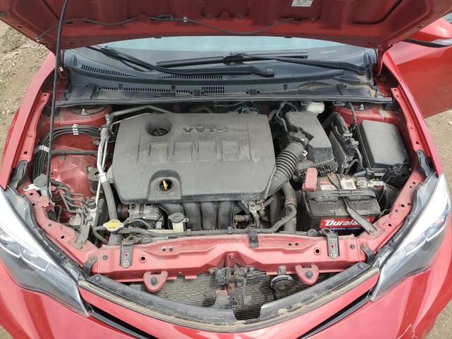2T1BURHE9HC748720 - 2017 TOYOTA COROLLA L أحمر صورة 11